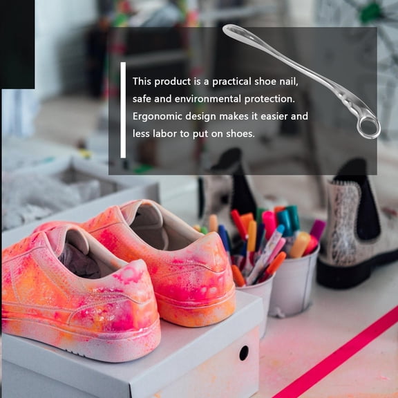 ifundom 1PC Shoe Horn for Seniors Shoes Lifting Tool Long and Thin for Elders Gifting for Elders