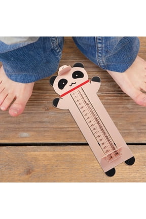 Foot Size Measuring Ruler with Heel Stop, Accurate Foot Measurement Tool, Material, Easy to Use for All Ages
