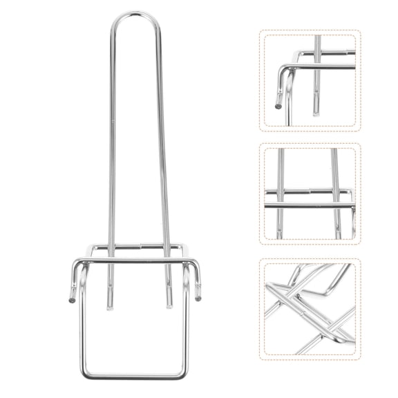 ifundom 1Pc Stainless Steel Baking Pan Clip Tray Clamp for Kitchen Use Plated Silver