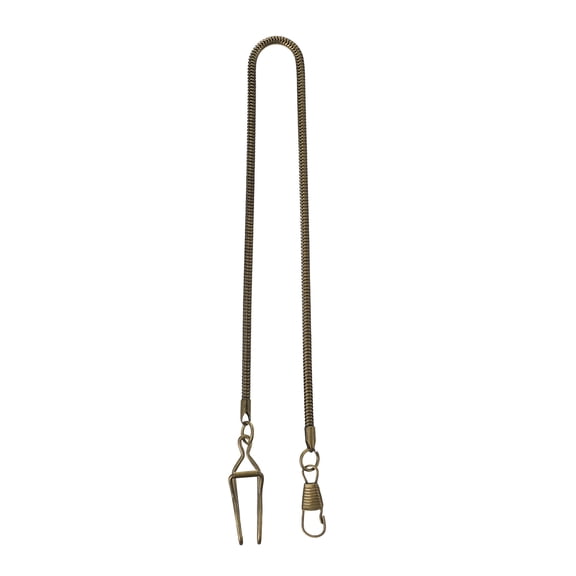 ifundom Dark Brown Metal Chain Keychain Watch Pendant 1-Pack Stylish Accessory for Pocket Watches and Daily Use