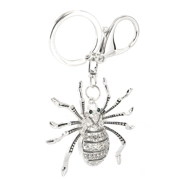 ifundom Stylish Spider Keychain with Rhinestone , Car Hanging Accessory, Unique Decorative Key