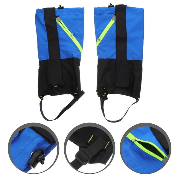 ifundom 1Pair Blue Elastic Leg Sleeves for Mountaineering Hiking and Skiing Protection