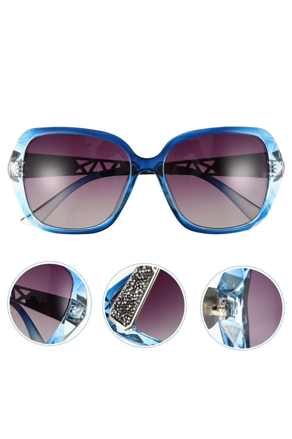 1Pair Woman Sunglasses Suitable for Shopping and Outdoor Use with Smooth Alloy Hinges
