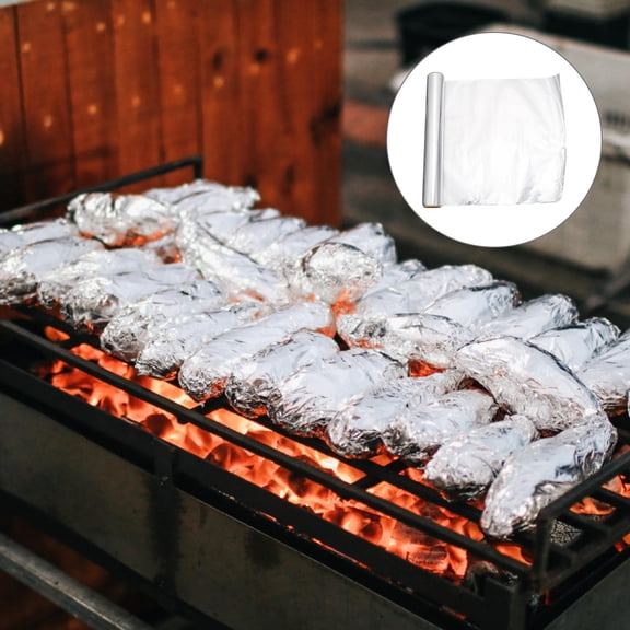 ifundom 1Pc BBQ Aluminum Foil Roll Tin Foil Baking and Grilling Tool for Kitchen and Outdoor Use
