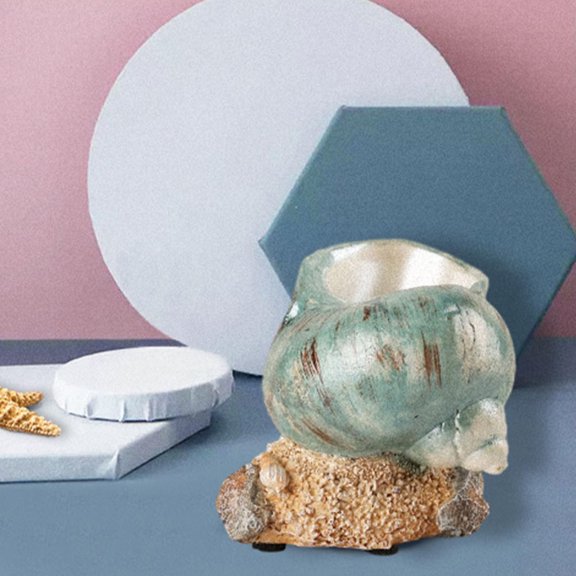 ifundom Resin Conch Decor for Home Beautiful and Fashionable Space-Saving Design