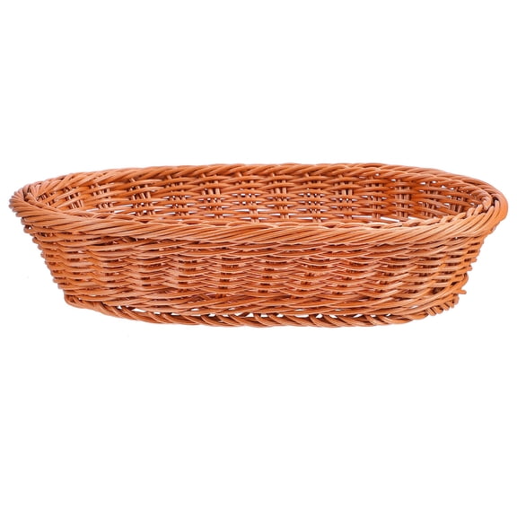 ifundom 1Pc Bread Basket Made of Premium Brown Material for Home Storage and Fruit Organization