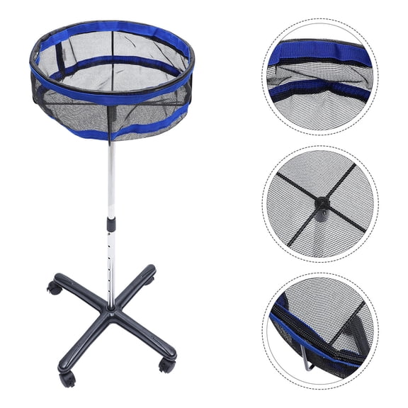 ifundom Professional Table Tennis Dispenser Multi-Color Stainless Steel Training Equipment 1 Piece