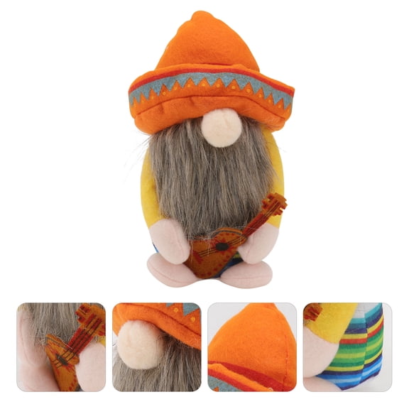 ifundom Festival Plush Ornament Bearded Figure Decoration Cute Multi-Use Home Party Decor