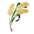 thumbnail image 1 of ifundom 1Pc Stylish Floral Brooch Pin for Women, Copper Alloy, Assorted Colors, Elegant Accessory for Outfits, 1 of 8