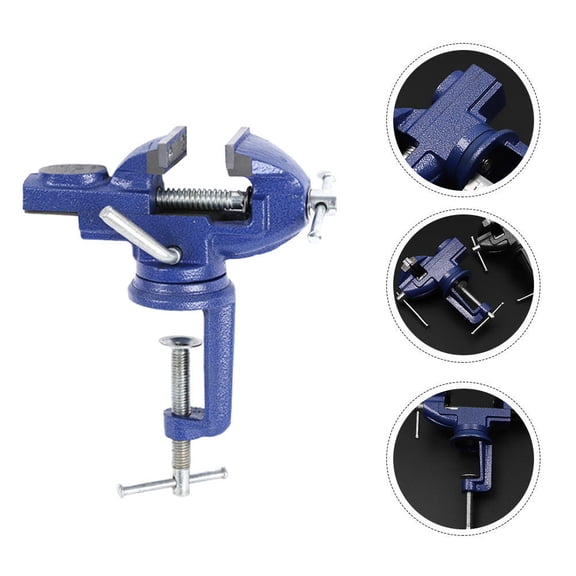 ifundom Multi-Function Clamp-On Table Vise for Woodworking, Repair, Die Casting and Projects