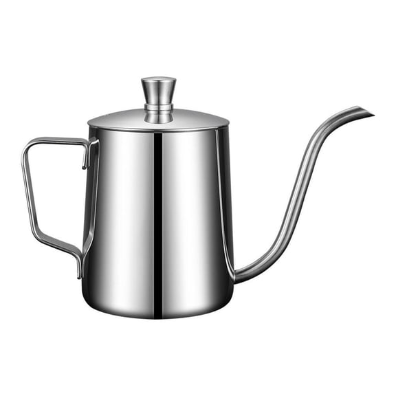 ifundom 1Pc Practical Stainless Steel Coffee Pot Plated Silver Kettle for Home Use with Lid