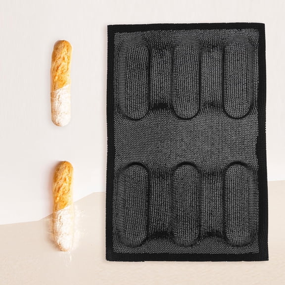 ifundom Silicone Nonstick Bread Loaf Pan Mold, Black, 1 Pack - Perfect for Homemade Bread Baking and Easy Release