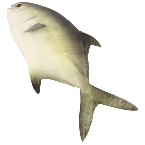 ifundom 1Pc Realistic Grey Simulation Fish Desktop Decoration Ornament for Home Office Aquarium Decor