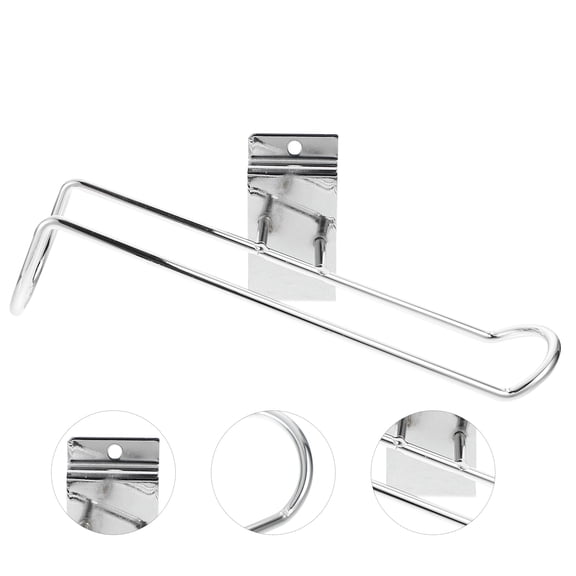 ifundom 1Pcs Ice Skate Shelf Silver Steel Storage Stand for Displaying Roller Skates in Ice Skate Shop