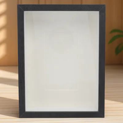 ifundom Black Pressed Flower Frame Glass Decoration for Home Storage and , Family and Friends Keepsake