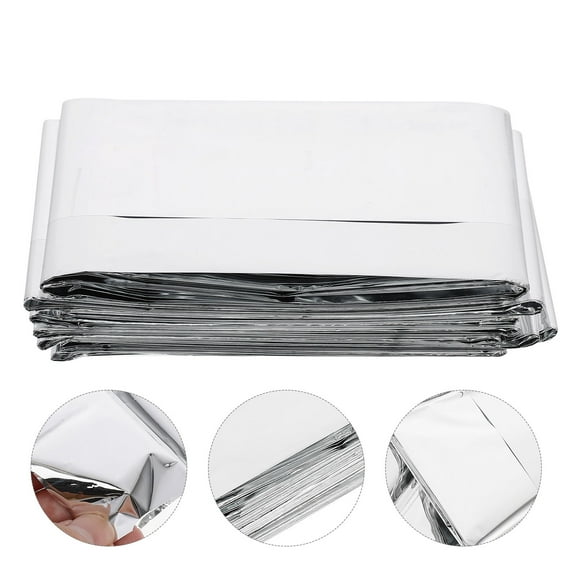 ifundom Outdoor Insulation Blanket 1Pc Aluminum Foil Thermal Reflective Cold Weather Cover