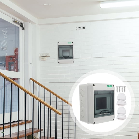 ifundom Plastic Junction Box Light Grey for Electrical Wiring and Outdoor Use, Connection Wire Box