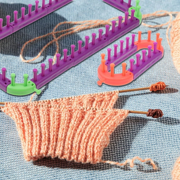 ifundom 1 Set Creative Plastic Sweater Knitting Tool Weaving Kit for Hat Scarf Crafting and Yarn Projects
