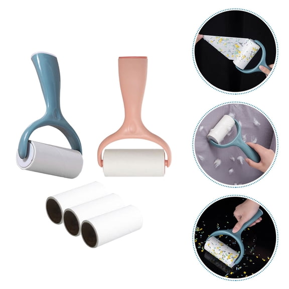 ifundom 1Set Clothes Cleaning Tool Lint Roller Hair Remover Brush for Travel Use