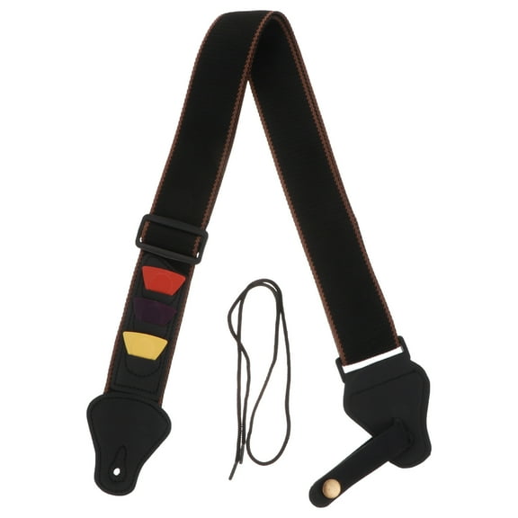 ifundom 1Set Simple Guitar Belt Set to Reduce Shoulder Pressure for Performers