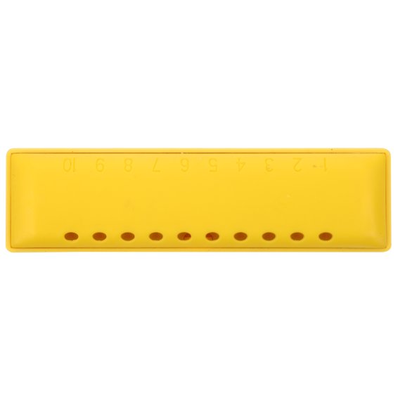 ifundom 10-Hole Yellow Harmonica for Beginners, ABS Reed Musical Instrument for Kids and Adults