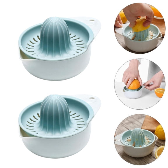 ifundom Manual Juice Maker Set with Filter Hole, Portable Orange Juicer for Home, Picnic, and Outdoor Use