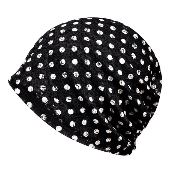 ifundom Women's Flat Confinement Hat Maternity Cap Black Lightweight Breathable Headwear for New Moms