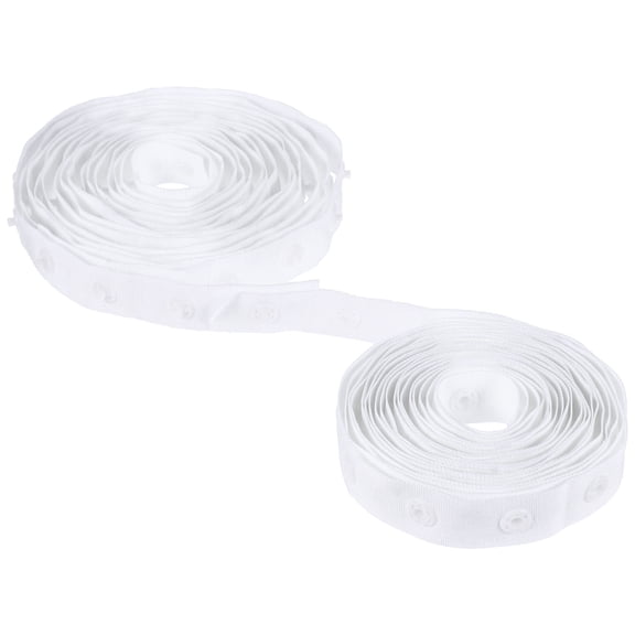 ifundom 1pc White Plastic Sew-On Snap Buttons Fasteners for Crafts Sewing Projects