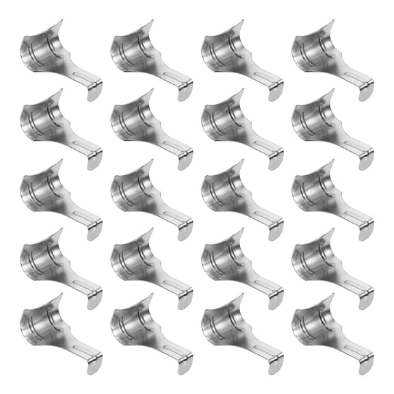 ifundom Durable Moulding Hooks Silver Iron for Hanging Pictures Hats 20Pcs