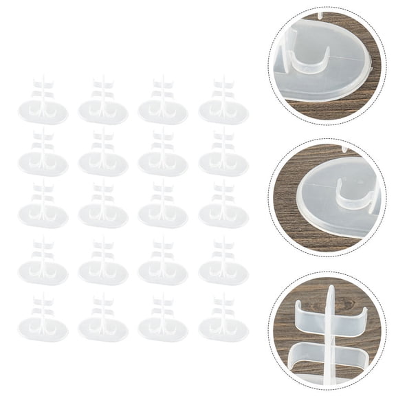 ifundom 20pcs Doll Display Stands Set - Adjustable Doll Holders for Dress Up, Showcase, and Collectible Display