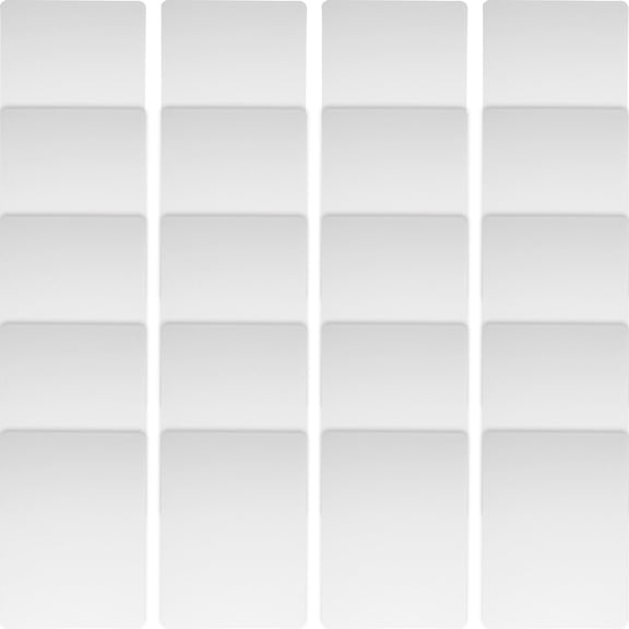 ifundom Vintage DIY Greeting Cards White Paper for Personal Messages Festive Events 20Pcs