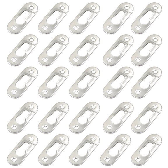 Durable Invisible Picture Frame Hooks for Hanging Use Silver 25Pcs