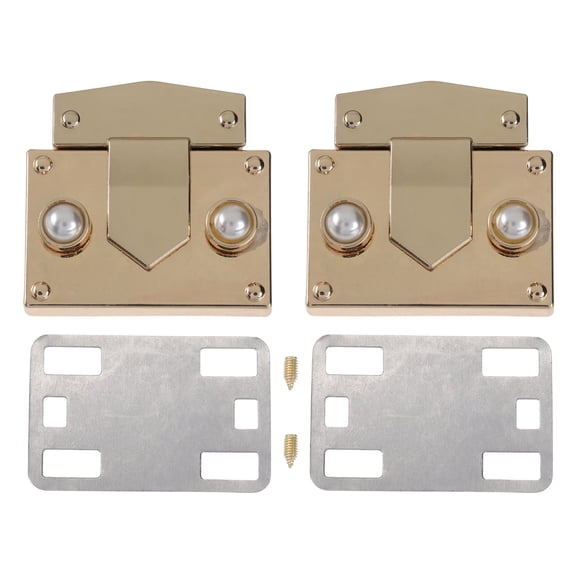 ifundom 2-Pack Metal Bag Closure Locks for Handbags, Hardware Accessories for Women’s Everyday and Stylish Use