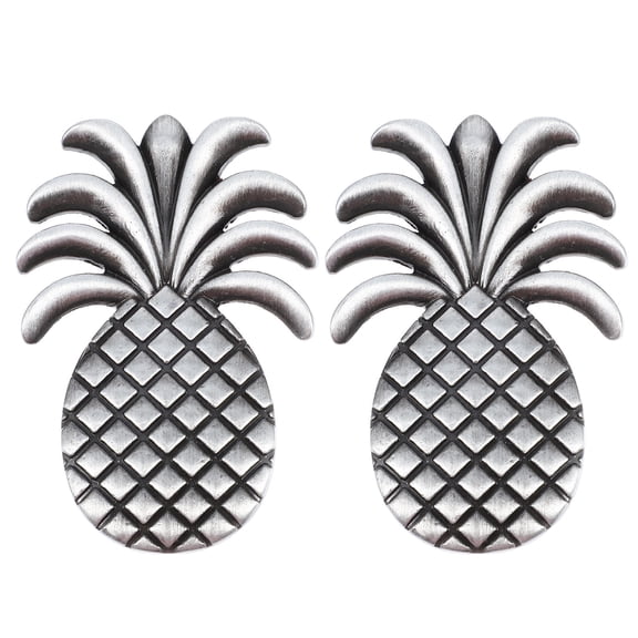 ifundom 2-Pack Zinc Alloy Cabinet Pull Handles with Pineapple Design for Kitchen Drawer Door