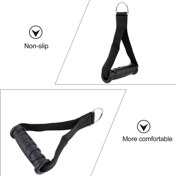 ifundom 2-Pack Heavy Duty Fitness Handles with Ergonomic Non- Grip for Resistance Bands and Cable Machine Workouts