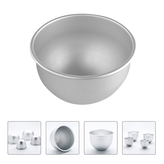 ifundom Set of 2 Lightweight Aluminum Cupcake Pans Non-Stick Deep Semi-Circle Bakeware for Easy Baking and Even Heat Distribution