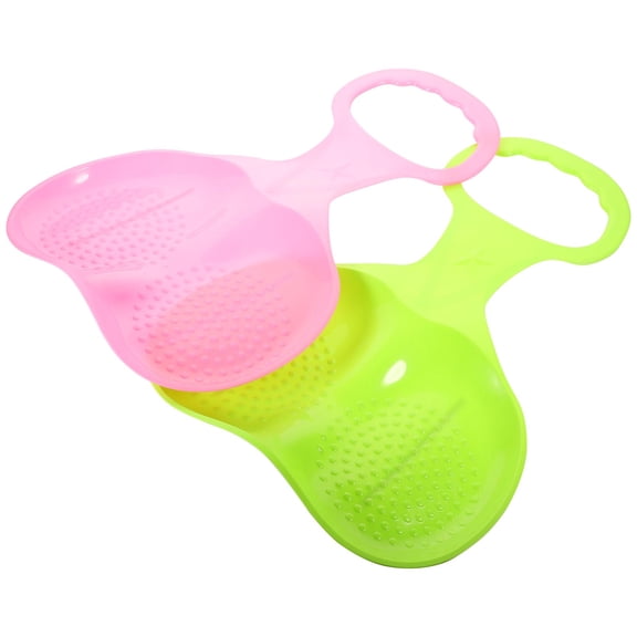 ifundom 2-Pack Outdoor Snowboard Sleds for Snow, Grass, Sand Sliding with Design and