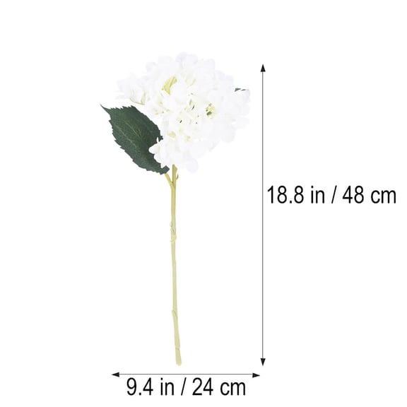 ifundom Premium White Imitated Hydrangea Bridal Bouquet for Wedding and Home 2Pcs