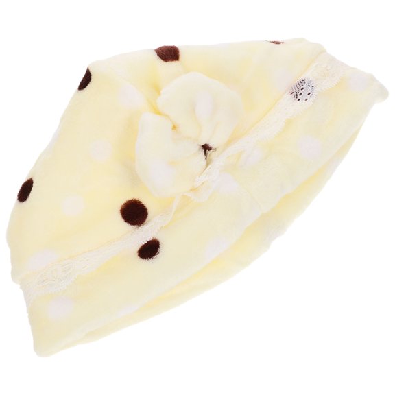 ifundom 2Pcs Blue Flannel Postpartum Hat Breathable Comfortable Sleep Accessory