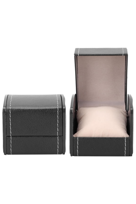 ifundom 2Pcs Protective Watch Case Elegant Black for Jewelry Display