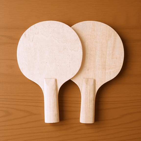 ifundom 2-Pack Brown Synthetic Training Rackets for Eye-Hand Coordination and Skill Development Practice