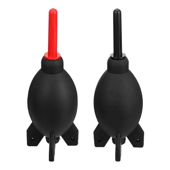 ifundom Red Silicone Air Blower for PC Camera Lens Dust Cleaning, Back to School Essential, 2pcs Set