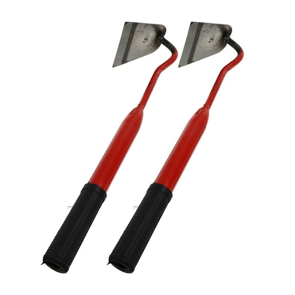 ifundom Red High Carbon Steel Garden Hand Hoes for Weeding and Cultivating 2Pcs
