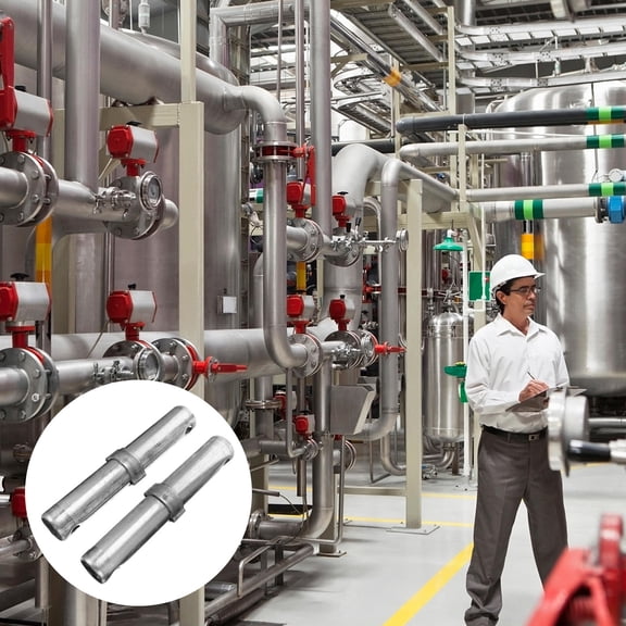 ifundom 2Pcs Galvanized Metal Scaffolding Coupling Pins with Spring Lock for Secure Scaffolding Equipment Connection