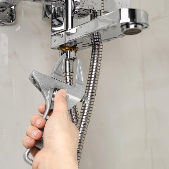 ifundom 2-Pack Adjustable Steel Wrenches for Valve Repair and Pipe Maintenance Tools