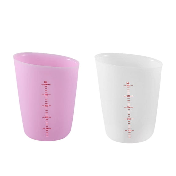 ifundom 2Pcs Silicone Measuring Cups Measuring Tools Practical Kitchen Baking Tools