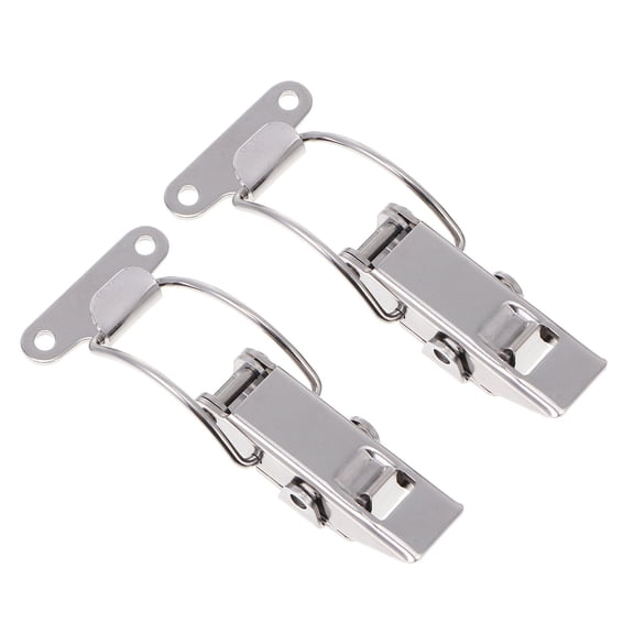 ifundom 2-Pack Stainless Steel Hasp Buckle Locks for Car, Toolbox, Mechanical Equipment - Security Hardware