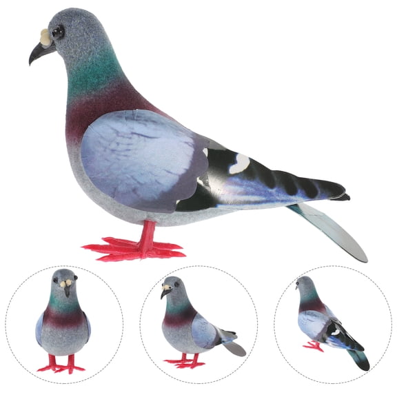 ifundom 2-Pack Realistic Plastic Foam Bird Statues for Garden Lawn Decoration Outdoor Yard Ornament