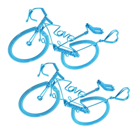 ifundom 2-Pack Retro Model Metal Ornament for Desktop Office Decor and Home Decoration