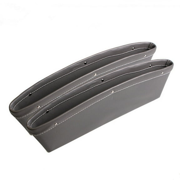 ifundom 2pcs Car Seat Gap Filler Organizer Drop Catcher Pocket Between Seat and Console (Grey)